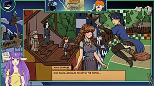 Sexy witch trains silver in hentai