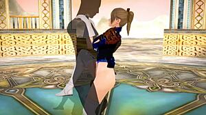 soulcalibur 3d hentai where kinky asian girls ride and orgasm in fantasy game