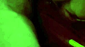 Sexy Black Woman Blows In Pool.