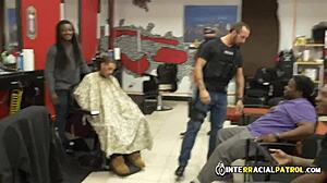 Interracial gay officers arrest and fuck suspect in uniform
