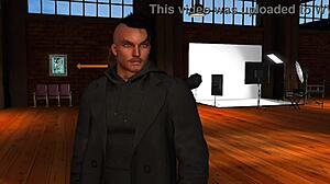 Watch the pornstar get cuckolded with big black cock in anime style