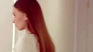 Blacked intern dominated by mandingo's bbc, bent over for doggystyle and blowjob