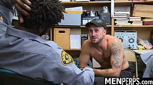 Punishment for shoplifting twink's seduction in hardcore gay video