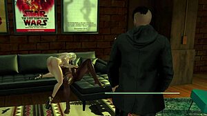 Watch the pornstar get cuckolded with big black cock in anime style