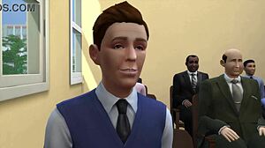 Office Boss Showing Porn to Everyone: Hentai Parody Tease?