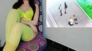 Her friend with bigger tits can't resist wet pussy sex in hentai