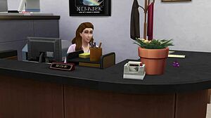 Office Boss Showing Porn to Everyone: Hentai Parody Tease?