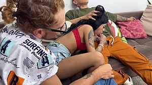 best gay friend joins me and boyfriend for wet humiliation