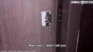 Russian Skinny Babe Fucks in Shop POV!