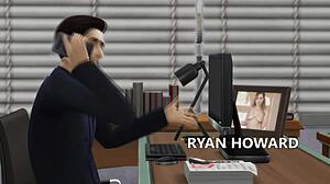 Office Boss Showing Porn to Everyone: Hentai Parody Tease?
