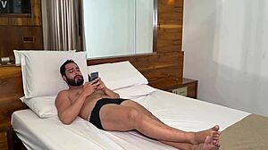 Muscular teacher gives a facial in a hot anime porn video