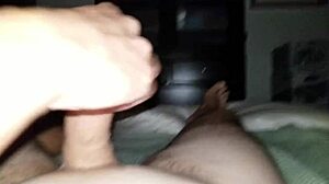 Oiled Handjob Drips with Hot Precum
