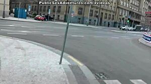 Girl With Huge Tits Blows Cock In The Bathroom! Watch Her Get Fucked!