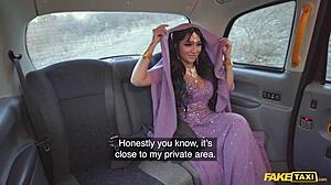 Bengali Nurse Rides Big Cock in Tight Asian Pussy in Fake Taxi