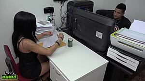 my boss nailed the secretary right in the office