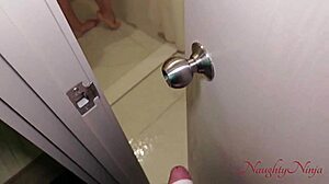 Straight amateur gets to fuck his step-mom once