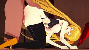 Is sexy hatsune miku getting creampied in this halloween 2021 remix vocaloid 3d hentai?