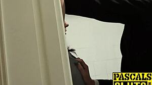 Sophie Garcia, the brunette milf, experiences squirting for the first time during intense face fucking and anal.