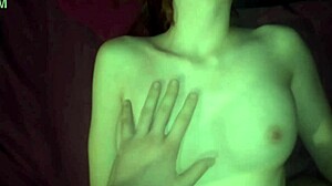 my beautiful stepsister got cum on her tits