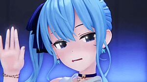 mmd r-18 suisei luvoratorrrrry with clothes ripped by kiido