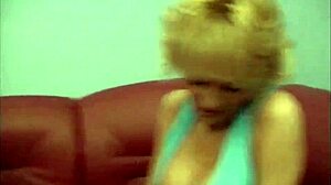 A mature woman with an excellent body seduces a man in a group sex scene