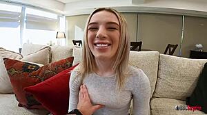 Bbc Surprise: Shy Girl Shakes with 20 Orgasms on Big Black Cock?