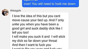 Talking dirty with my slutty American girlfriend