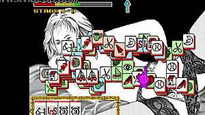 Gay Asian retro arcade game with erotic monsters