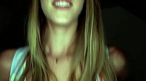 Young blonde amateur gives great blow job