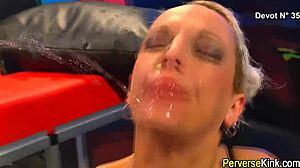 Urine Drinker Swallows Cum with Gusto