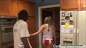 Watch Him Fill Wife with Cum in Cuckold POV