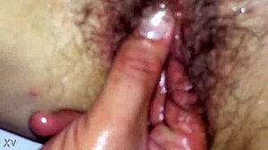 i'm the step mom letting my son play with my fat oiled pussy