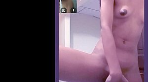 Skinny Model Squirts Hard in Shower Together!