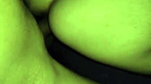 milf wife teases with butt plug