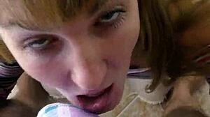 Homemade Amateur Blowjob for a Beloved Man