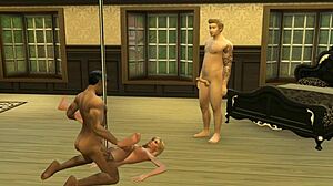 Gareth Williams Fucks Father-In-Law In MMF Threesome On Sims 4 Wicked Whims
