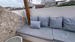 Intense Public Masturbation With Lesbian Partner