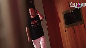 Thick asian slut rides dick endlessly, creampie and blowjob