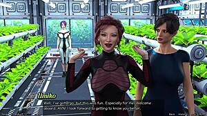 3D game with step sisters and big tits