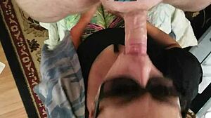 Nasty Latina ex girlfriend gets a messy oral fix