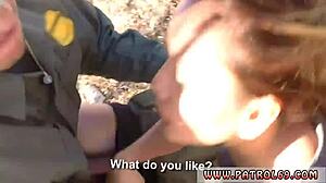 Cop Fucks Black Hooker So Stud Pulverized That Amateur Whores Mouth