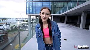 real teens - petite carmen rae pounded in tight pussy