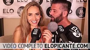 Elo podcast catches Briana Moon with paddle in spicy room, Russian style