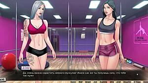 complete gameplay - our red string part 5 with nipples cum big tits fingering