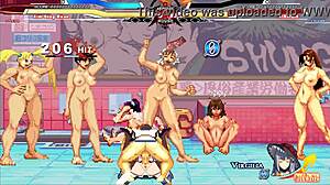 Mugen animation with a hot hentai-style scene of Dongwan vs Warugiria Paid Character