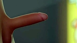 Tracer from Overwatch swallows cum in this cartoon hentai scene. She rides and gets facialed deeply.