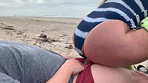 passers-by looked but she continued riding my big cock until i cum in public anal