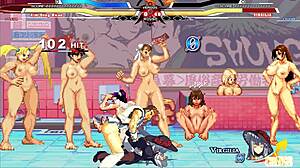 Mugen animation with a hot hentai-style scene of Dongwan vs Warugiria Paid Character