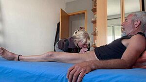 Latina pornstar performs muff diving and pussy licking on homemade big cock