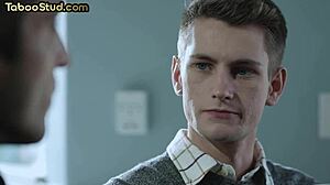 Hairy Stud Gets Barebacked by Twinks in Foot Fetish Threesome